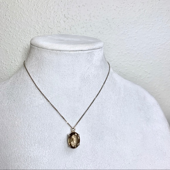 Smoky Quartz VINTAGE 925 - Picture 1 of 4